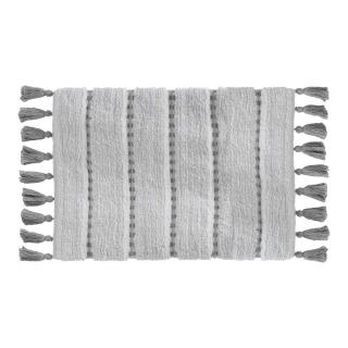 5Five Koupelnový kobereček s třásněmi, 50 x 75 cm, šedý