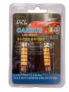 CAN-BUS sufitka bílá Super Light, 20 SMD LED, 41mm, 2ks