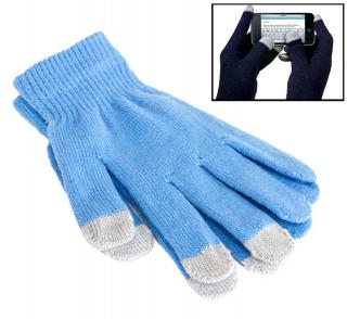 Dotykové rukavice modré