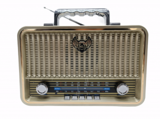 Luxusní bezdrátové dřevěné Retro rádio Kemai
