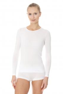 Brubeck dámské tričko s dlouhým rukávem Comfort Cotton Barva: Bílá, Velikost: XL