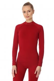 Brubeck dámské tričko s dlouhým rukávem EXTREME THERMO Barva: Burgundy, Velikost: XL