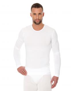 Brubeck pánské tričko s dlouhým rukávem Comfort Cotton Barva: Bílá, Velikost: L
