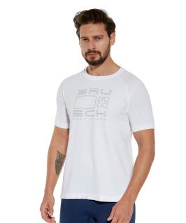 Brubeck pánské tričko s krátkým rukávem AERATE Barva: Bílá, Velikost: M