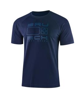 Brubeck pánské tričko s krátkým rukávem AERATE Barva: Tmavě modrá, Velikost: L