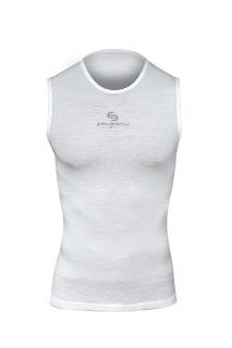 Brubeck UNISEX tričko 3D bez rukávů Multifunctional Barva: Bílá, Velikost: L