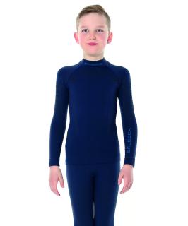 Junior chlapecké tričko s dlouhým rukávem Barva: Tmavě modrá, Velikost: 152/158
