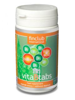 Finclub VitaBtabs - Zdroj kyseliny listové, B vitamínů (včetně B12) 140 tablet