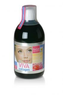 Finclub VIVA collagen, kyselina hyaluronová, vitamin C  500ml