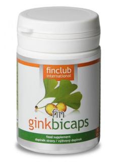 Ginkbicaps Finclub - doplněk stravy, extrakt z  ginkgo biloby 50 kapslí