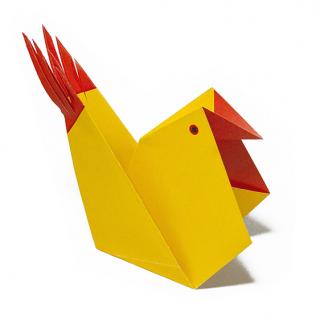 Velikonoční kuřátko - origami