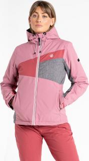 Dámská lyžařská bunda Ice Gleam III DWP528-D18 růžová Barva: Růžová, Velikost: 34
