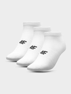 Dámské ponožky 4F SOD302 Bílé (3 páry) Barva: Bílá, Velikost: 35_38