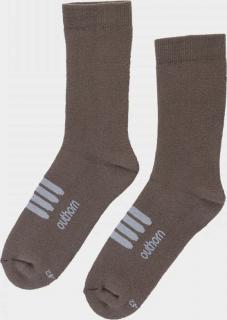 Dámské trekingové ponožky Outhorn OTHAW22UFSOU011 hnědá Barva: Hnědá, Velikost: 35-38