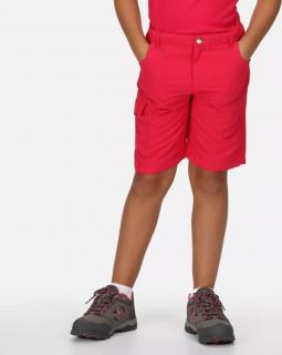 Dětské kraťasy Regatta Sorcer Shorts II RKJ106-D4D růžové Barva: Růžová, Velikost: 11_12 let