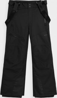 Dětské lyžařské kalhoty 4F HJZ22-JSPMN002 černé Barva: Černá, Velikost: 128