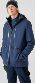 Pánská lyžařská bunda 4F H4Z21-KUMN009 tmavě modrá Barva: Modrá, Velikost: S