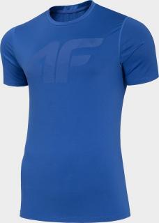 Pánské funkční tričko 4F TSMF004 Světle modrá Barva: Modrá, Velikost: L
