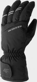 Pánské lyžařské rukavice 4F H4Z22-REM002 černé Barva: Černá, Velikost: L