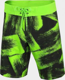 Pánské plážové šortky 4F SKMT006 Zelené Barva: Zelená, Velikost: L