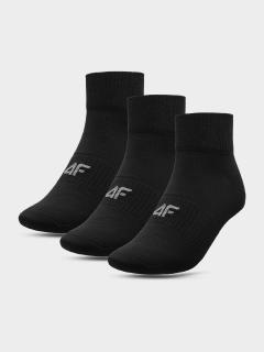 Pánské ponožky 4F SOM302 Černé (3páry) Barva: Černá, Velikost: 39_42