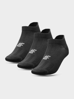 Pánské sportovní ponožky 4F SOM213 Černé ( 3 páry) Barva: Černá, Velikost: 39_42