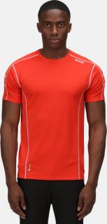 Pánské tričko Regatta RMT251 Virda III 657 červené Barva: Červená, Velikost: S
