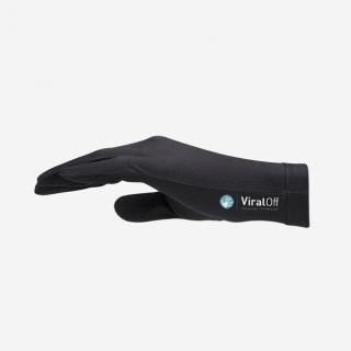 Antivirové rukavice ViralOff Small Logo Black vel. L, är