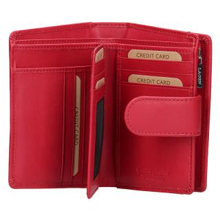 Dámská kožená peněženka Lagen červená