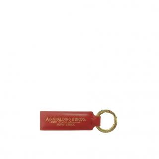 Kožená klíčenka Key-ring Line Red, A.G. SPALDING & BROS.
