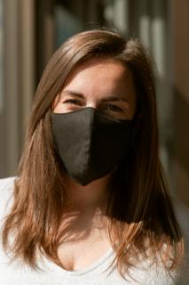 Nano Med.clean maska bavlněná černá vel. S/M + 10x Nano Med.Clean filtr