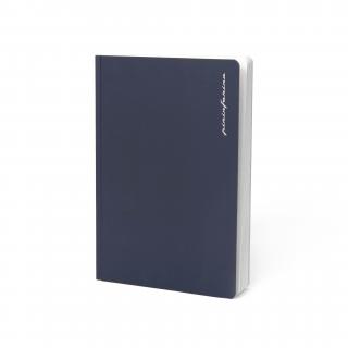 Notebook Pininfarina A5 tečkovaný, tmavě modrý