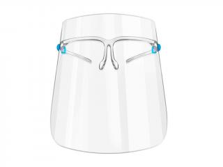 Ochranný obličejový štít s brýlemi