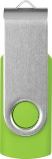 Otočný USB flash disk zelený, Bullet