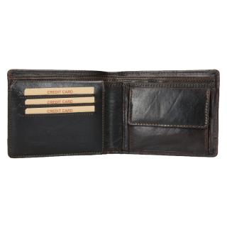 Pánská peněženka kožená Lagen 1996/TBR tmavě hnědá