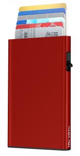 Tru Virtu Card Case Click & Slide - silk Red