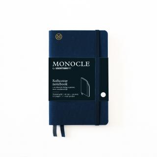 Zápisník Monocle by Leuchtturm1917 Paperback A6, modrý tečkovaný