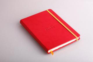 Zápisník Rhodia A5 linkovaný, červený