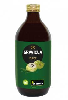 Anona-Graviola pyré z plodů BIO, 500ml | Hanoju (Annona muricata L., Guanábana, Anona, Graviola)