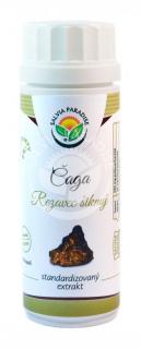 ČAGA - CHAGA extrakt, 40% polysacharidů, 100 Veg.kaps á 350mg | Salvia Paradise (v 1kaps./ 40% polysacharidů-140mg)
