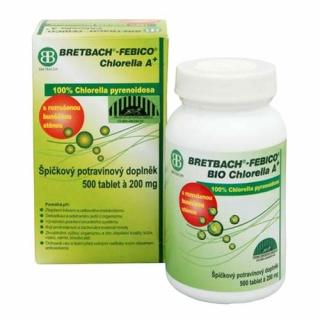 CHLORELLA BIO A+ tablety 500ks | BRETBACH® - FEBICO® (Chlorella pyrenoidosa)