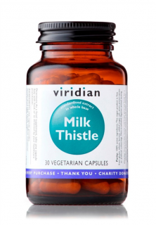 Ostropestřec - Milk Thistle 30 Veg.kapslí | Viridian (Ostropestřec Mariánský - očista jater)