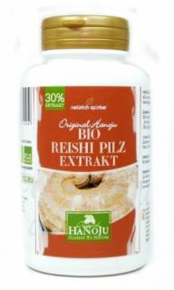 REISHI extrakt (Ganoderma, Lesklokorka) 60 Vkaps. BIO | Hanoju (Ganoderma Lucidum, Lingzhi, Lesklokorka lesklá, Reiši)