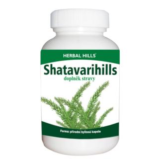 Shatavarihills (ŠATAVARI) 60 VegKaps | Herbal Hills (Asparagus racemosus, Shatavari, Chřest hroznovitý)