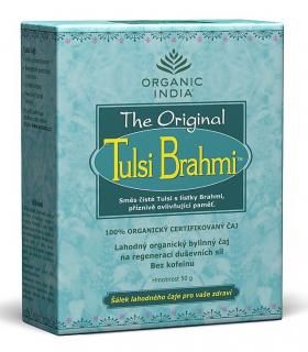 Tulsí Brahmí 50g BIO (pap. krab.) | Organic India (Tulsi+Centella asiatica)