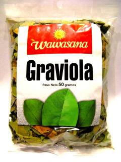 Wawasana-Aurandina Graviola bylinný čaj 50 g (Annona muricata L., Guanábana, Anona, Graviola)