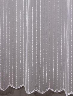 Bytovyshop VYŠÍVANÁ ZÁCLONA SILVER RAIN Velikost: výška 180cm