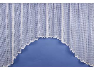 Metrážová záclona M11607 Velikost: oblouk 120 x 340 cm