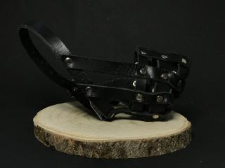 Palkar kožený náhubek pro psy vel. 1 20 cm x 6 cm černá (Palkar kožený náhubek pro psy vel. 1 20 cm x 6 cm černá)