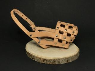 Palkar kožený náhubek pro psy vel. 1 20 cm x 6 cm přírodní (Palkar kožený náhubek pro psy vel. 1 20 cm x 6 cm přírodní)